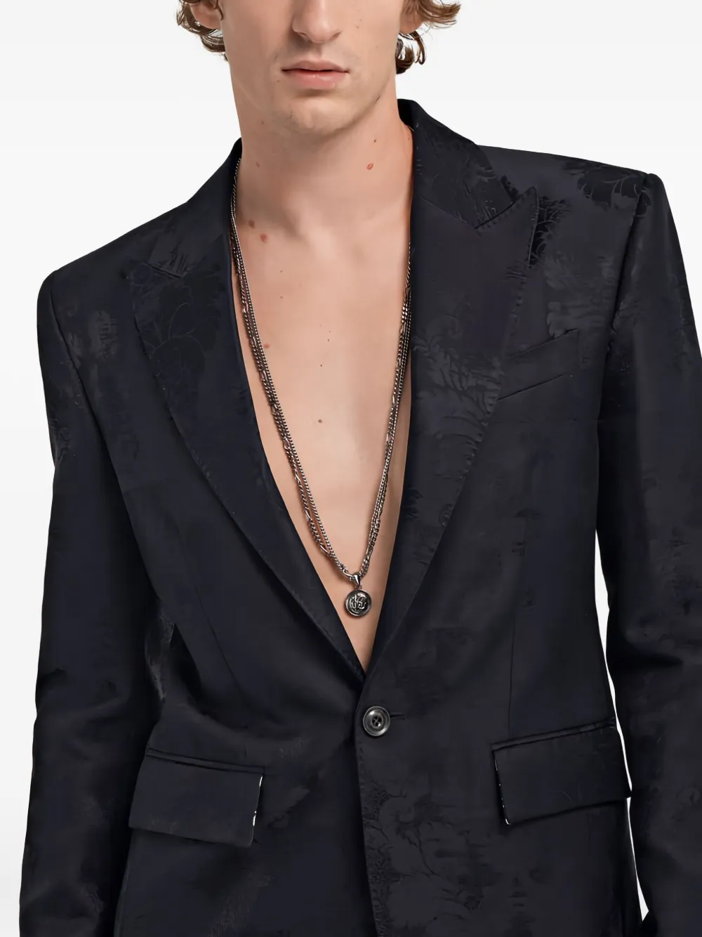 Roberto Cavalli layered chain coin necklace | Image 2