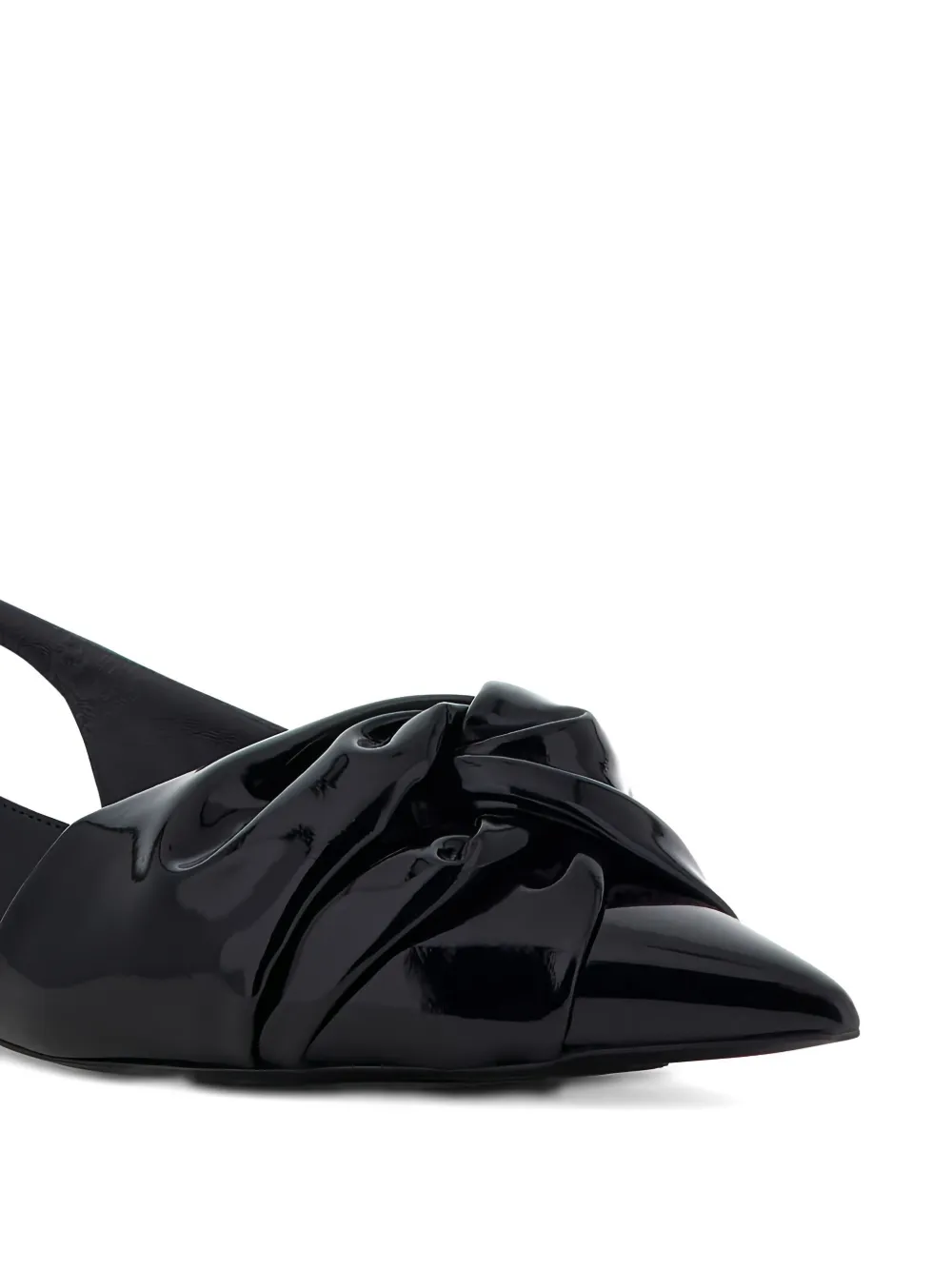 Roberto Cavalli Le Pettegole slingback flats Black