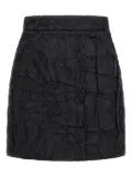 Roberto Cavalli textured mini skirt - Black
