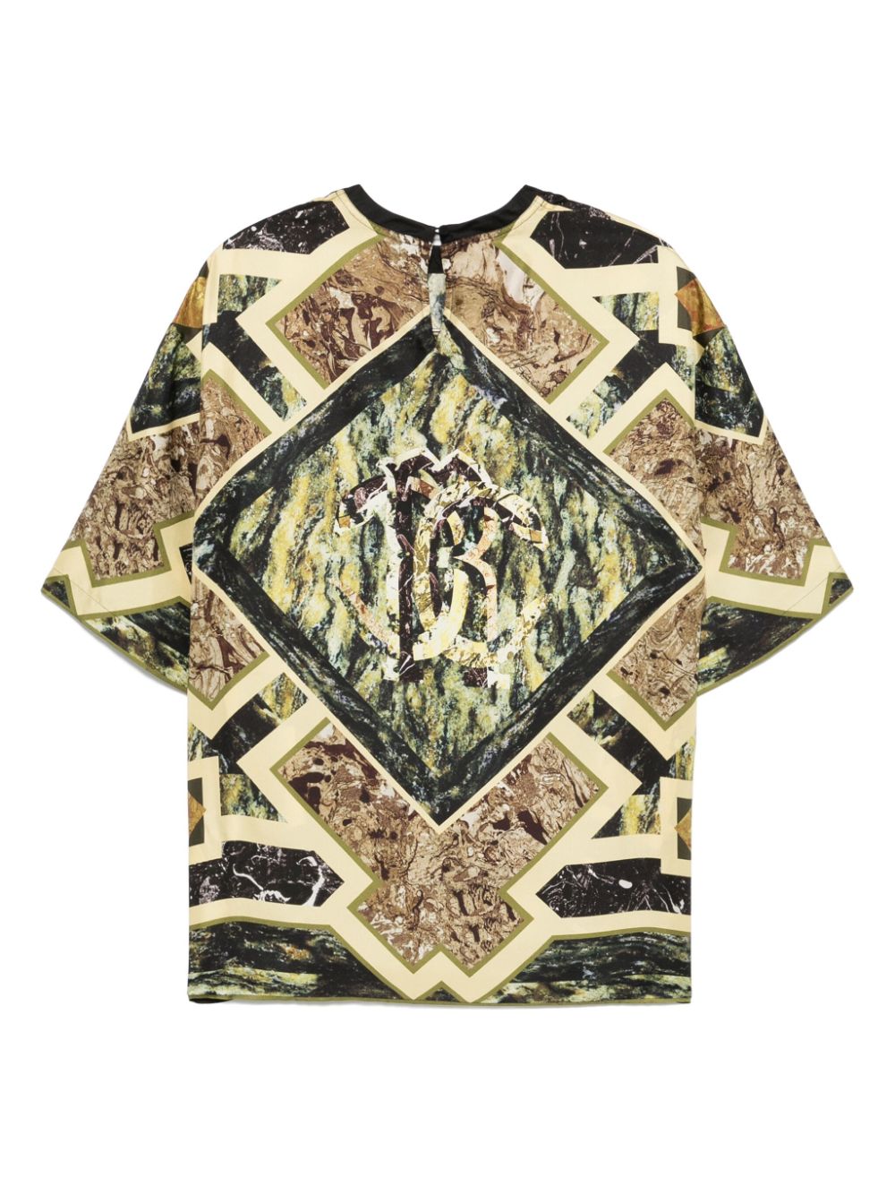 Roberto Cavalli Blouse met print - 04043 GREEN