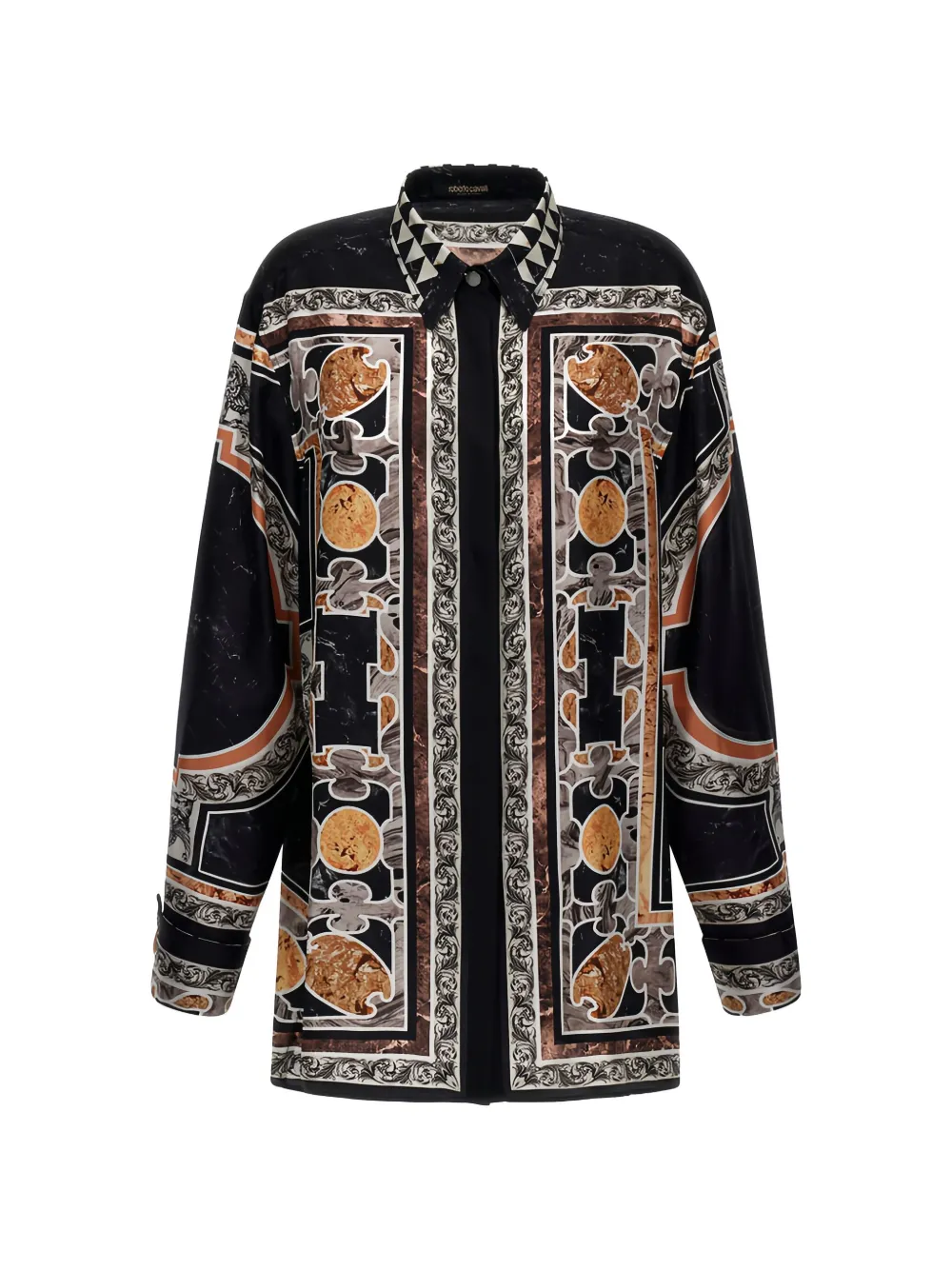 Roberto Cavalli baroque-print silk dress | Evening Dresses | Image 2