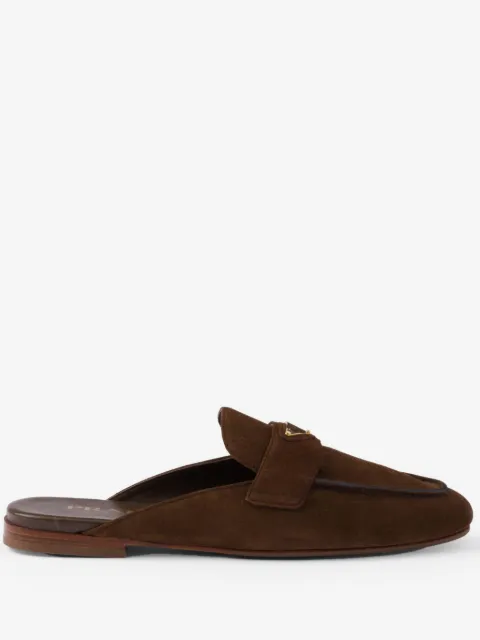 Prada slippers de ante
