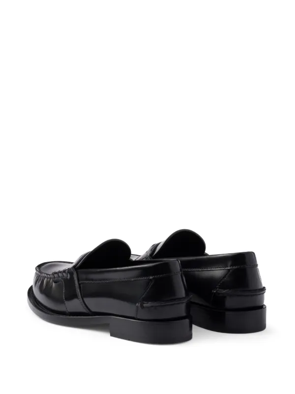♦️PRADA プラダ♦️ ブラックレザー ローファー ブラック レザー ローファー | PRADA