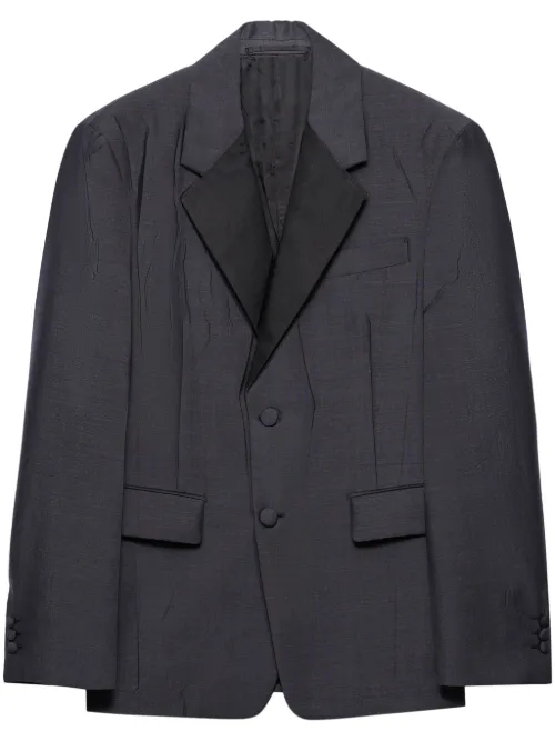 Blazer à simple boutonnage - Prada - Modalova