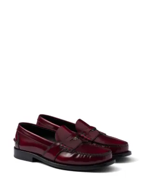 【新品未使用】✨PRADA　プラダ　フリンジモカシン　ローファー　キャメル PRADA】プラダ モノリス ブラッシュドレザー ローファー (PRADA