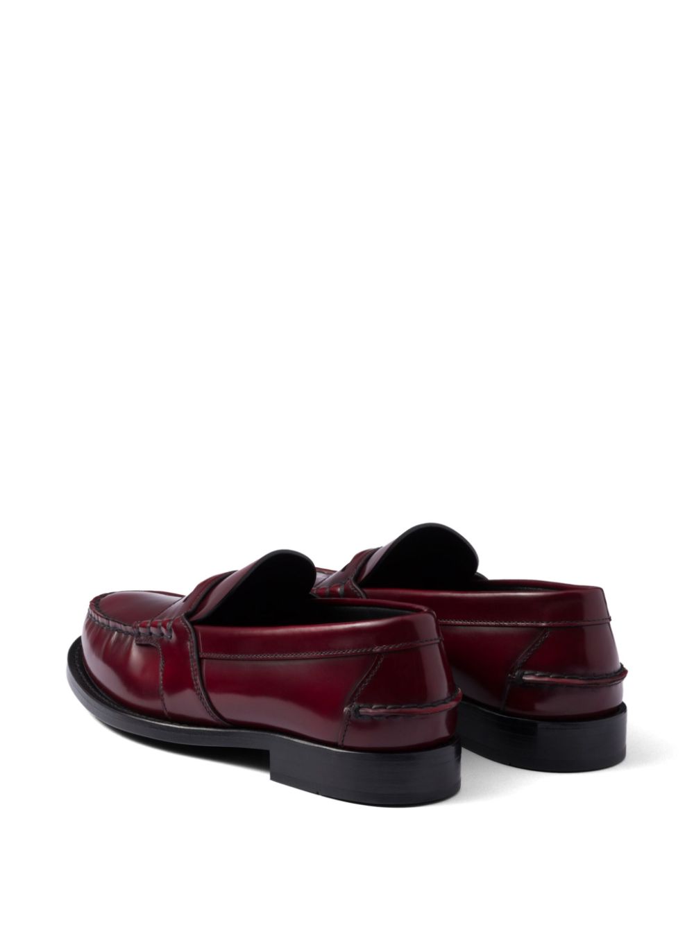 Prada Leren loafers Rood