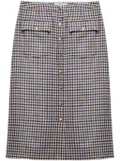Prada wool midi skirt - Brown