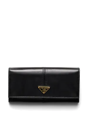 プラダ♡長財布 Prada ロゴ フラップ長財布 通販 - FARFETCH