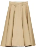 Prada chino midi skirt - Neutrals