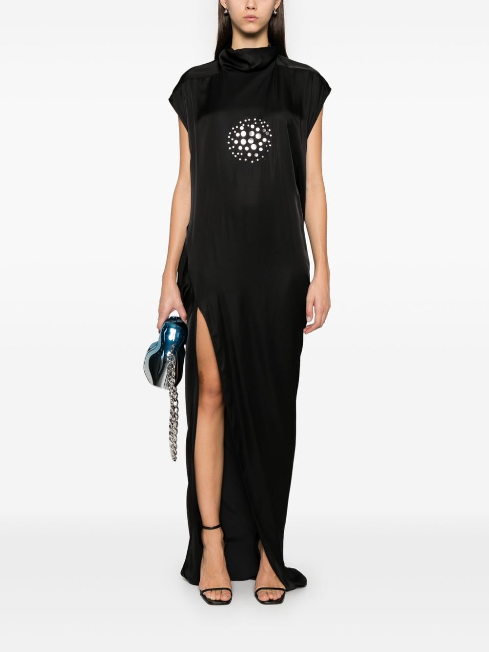 Rick Owens Edfu maxi dress - Zwart