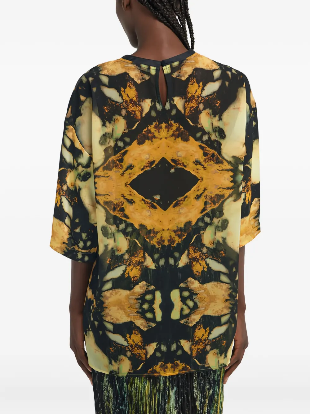 Roberto Cavalli Print T-shirt In Multi