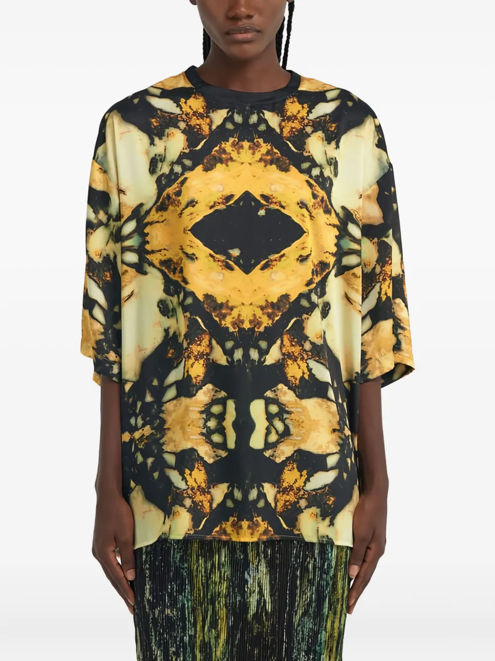 Roberto Cavalli Print T-shirt In Multi