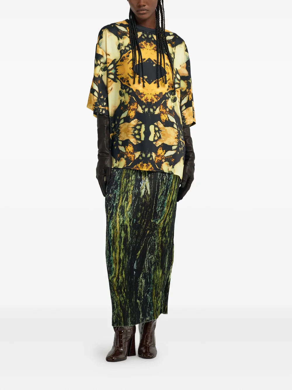 Roberto Cavalli Print T-shirt In Multi