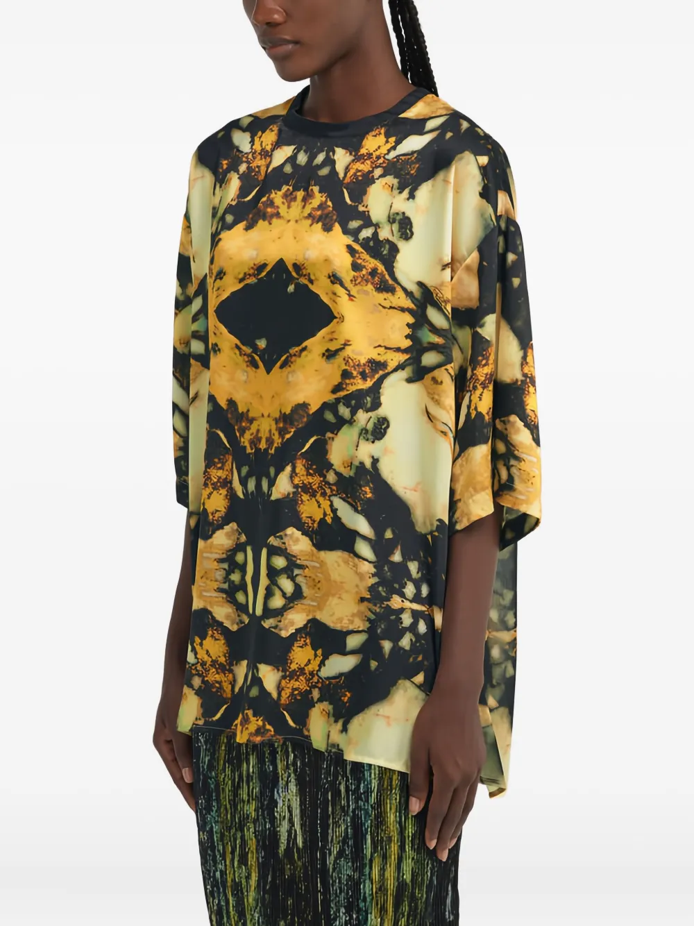 Roberto Cavalli Print T-shirt In Multi