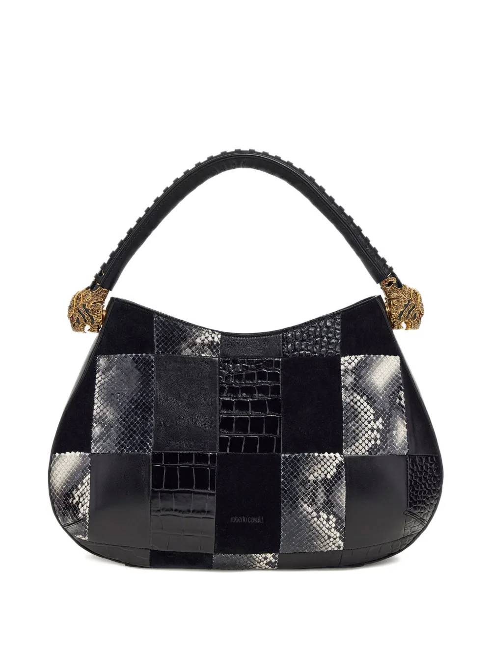 ROBERTO CAVALLI PATCHWORK TOTE BAG