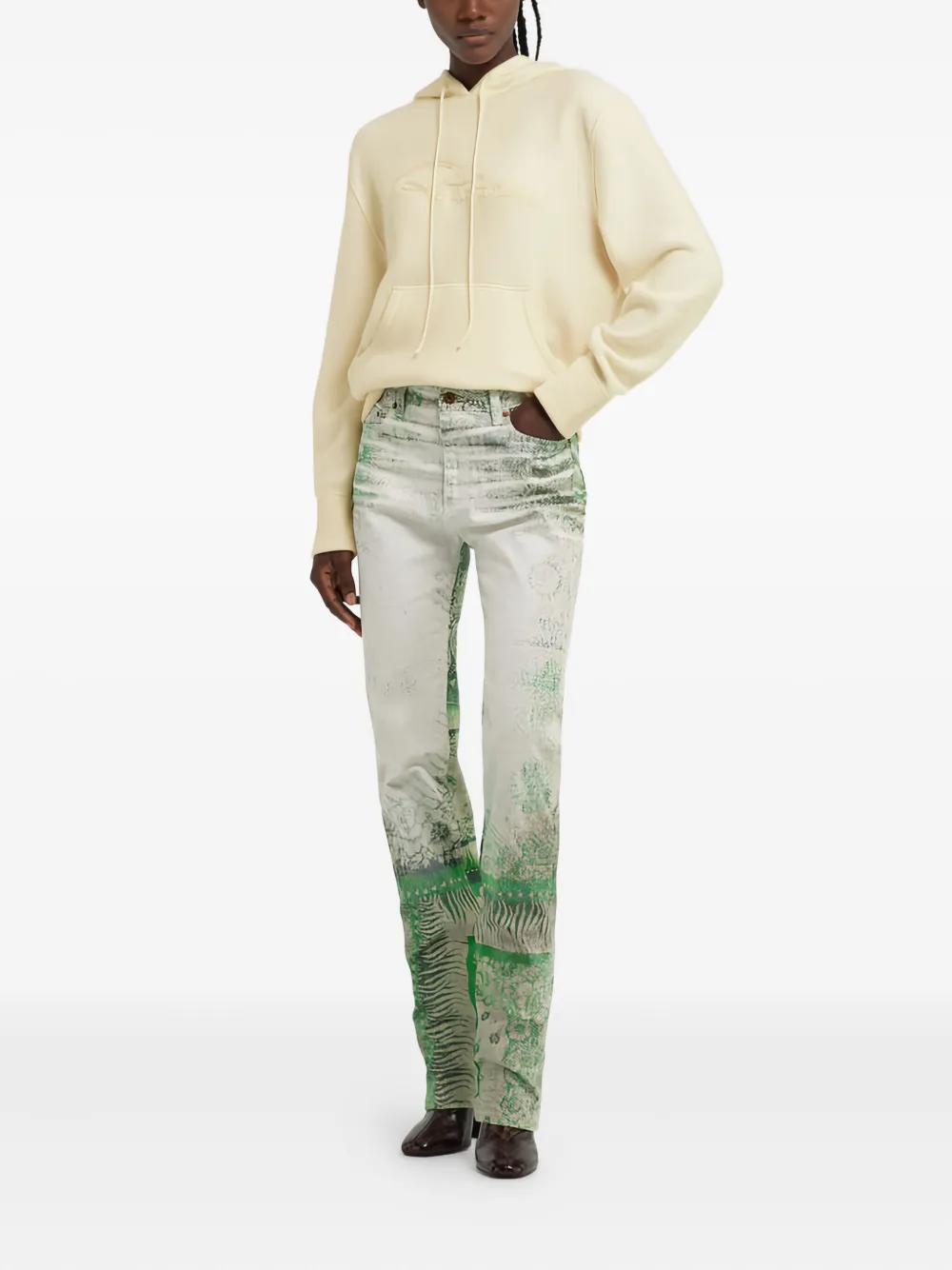 Roberto Cavalli embroidered hoodie | Knitted Sweaters | Image 2