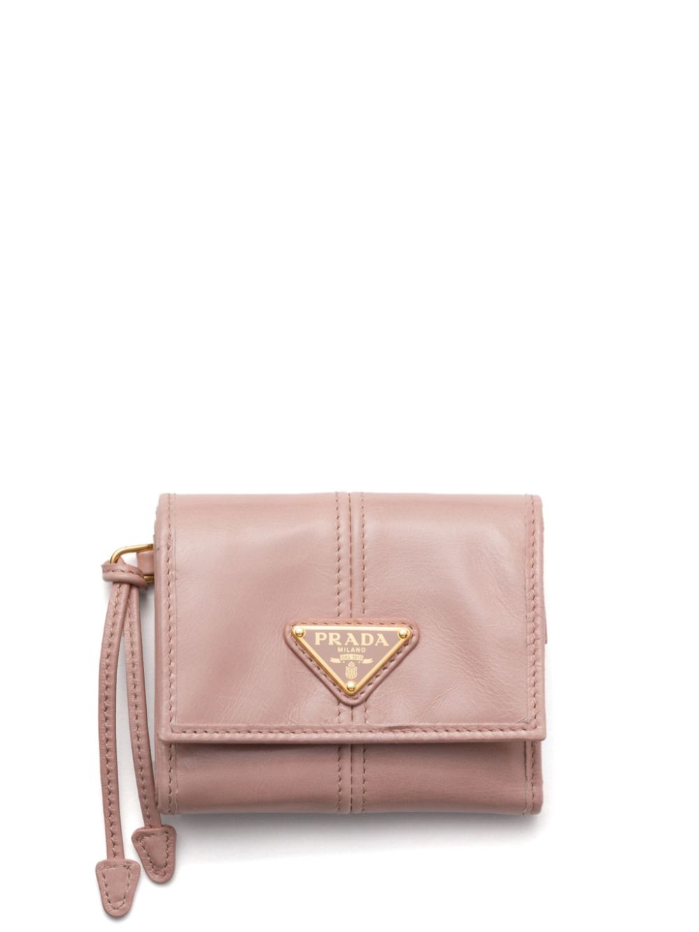 Prada small leather wallet - Pink