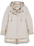 Herno A-line lightweight coat - Neutrals