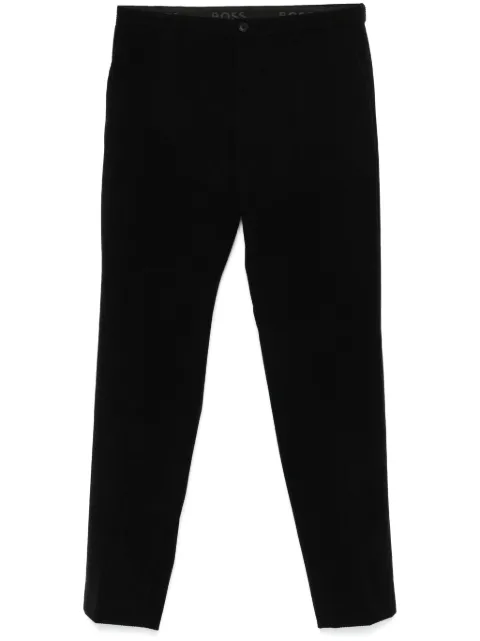 BOSS pantalon en velours côtelé à coupe slim