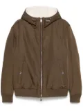 BOSS hooded puffer jacket - Brown