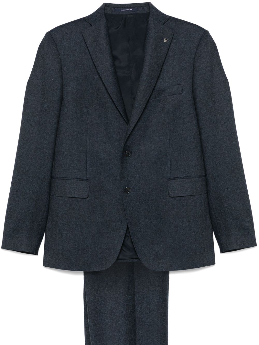 Tagliatore virgin wool suit - Blue