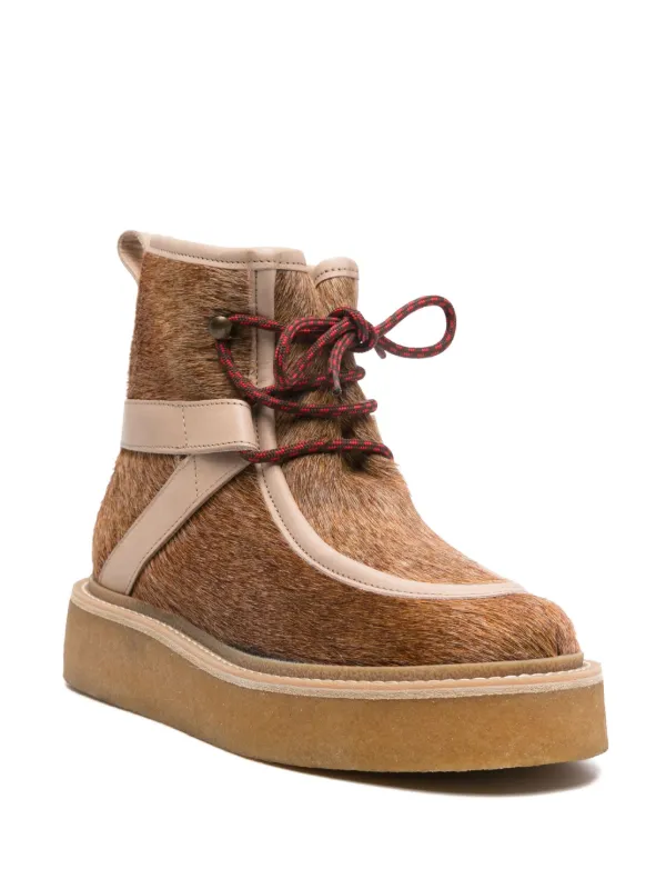 Kenzo Yuki Boots Brown FARFETCH EG