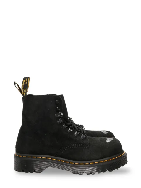 Dr. Martens suede lace-up boots