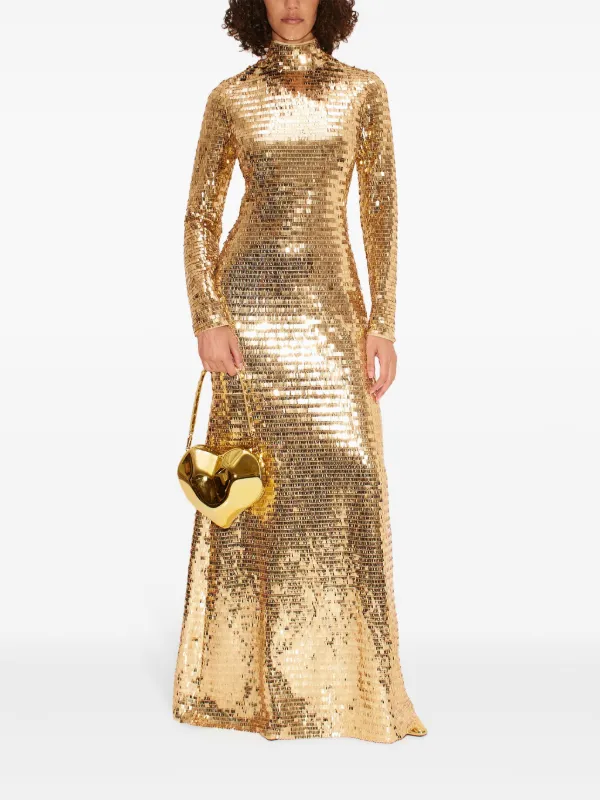 Simon Miller Sculpty Maxi Dress | Gold | FARFETCH PH