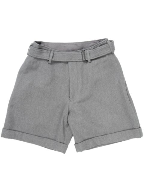 Yohji Yamamoto belted shorts