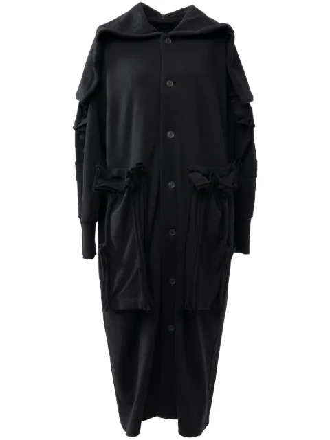 Yohji Yamamoto lång jacka med slitning