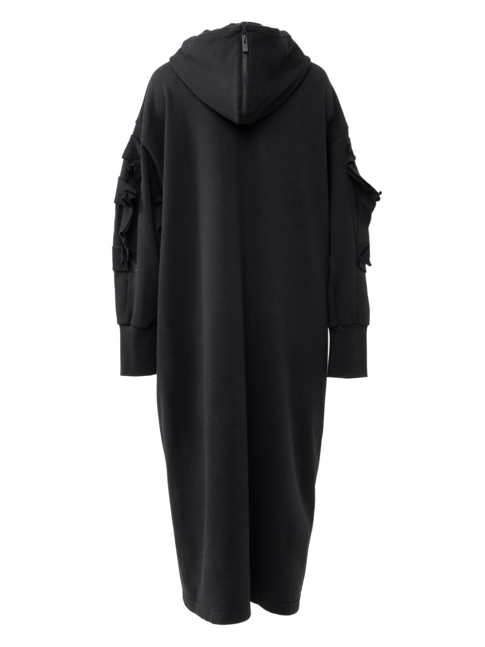 Yohji Yamamoto distressed long jacket - Black