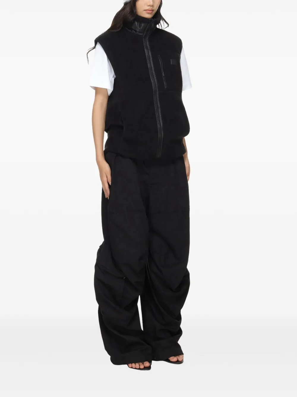 Rains Yermo gilet Zwart