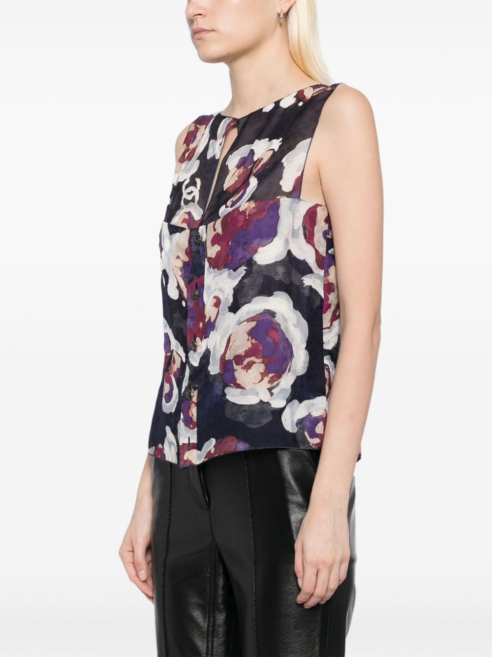 CHANEL 2010s Sleeveless Top Women