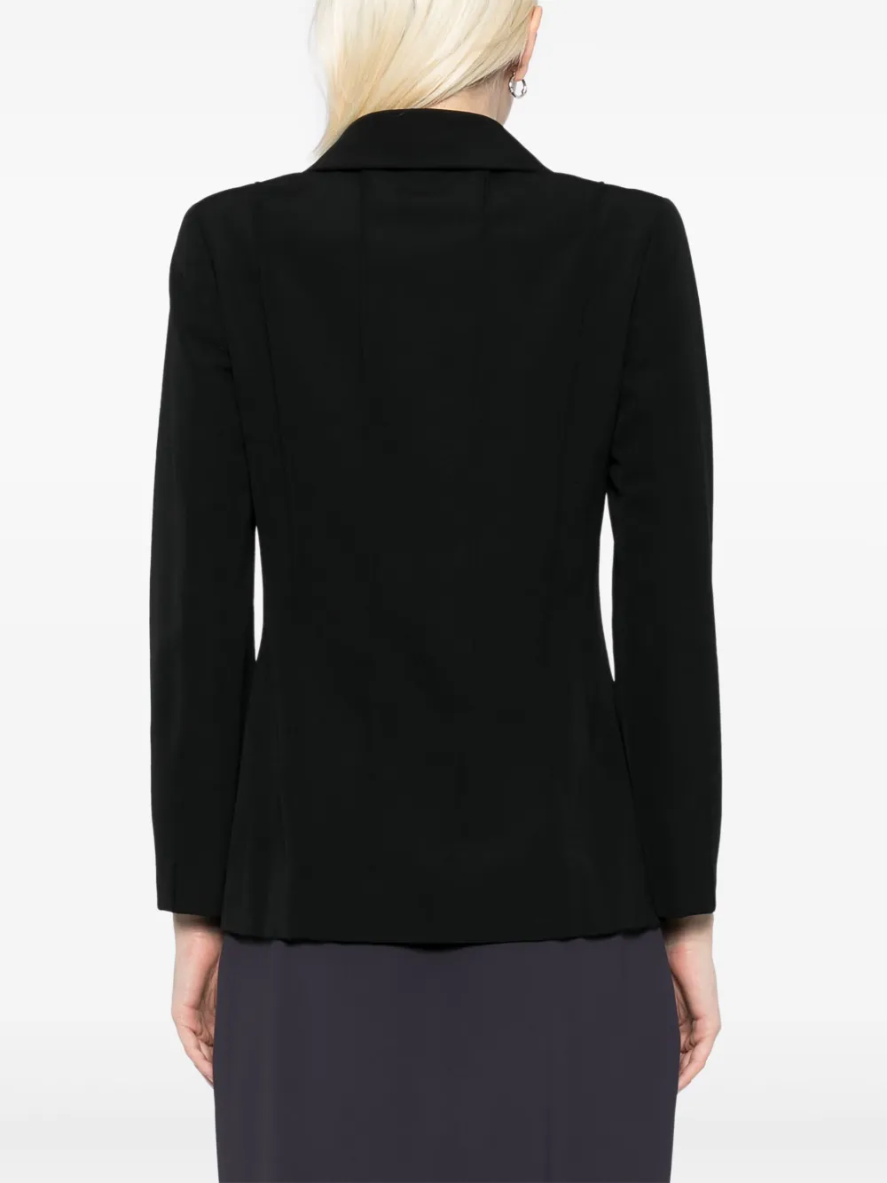 Pre-owned Chanel 2001 Double-breasted Jacket In Black