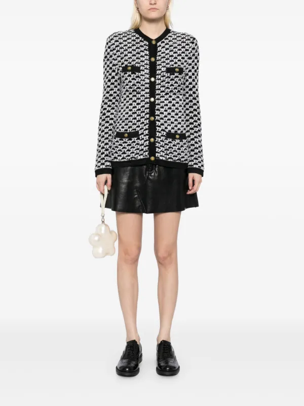 ✨CHANEL シャネル 90s カーディガン　ニットジャケット黒✨ CHANEL Pre-Owned 1990-2000s textured-finish Cardigan | Black