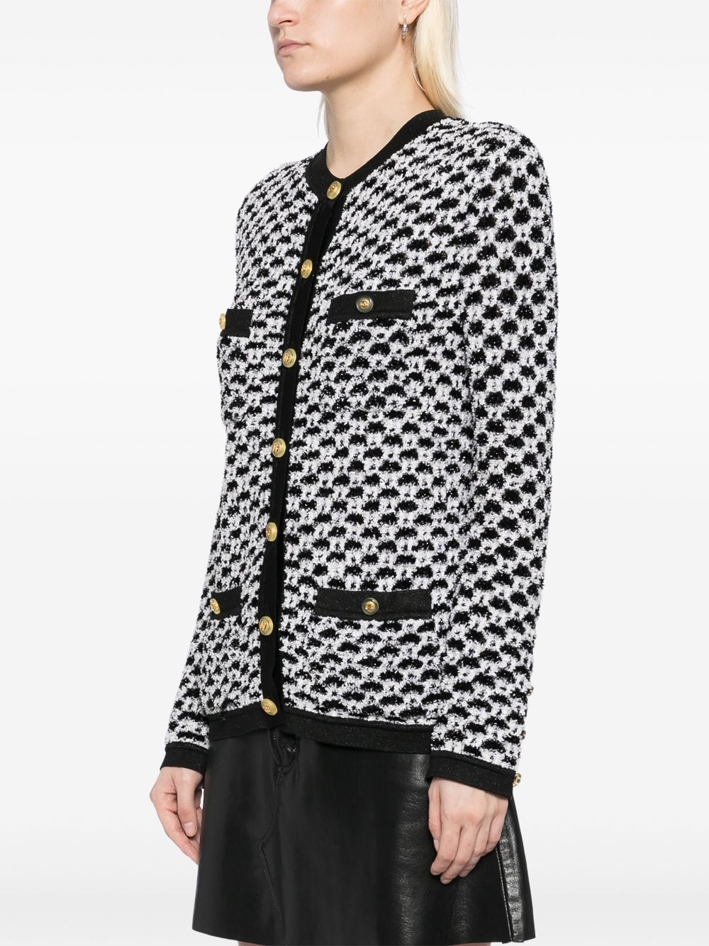 CHANEL 1990-2000s textured-finish cardigan Women