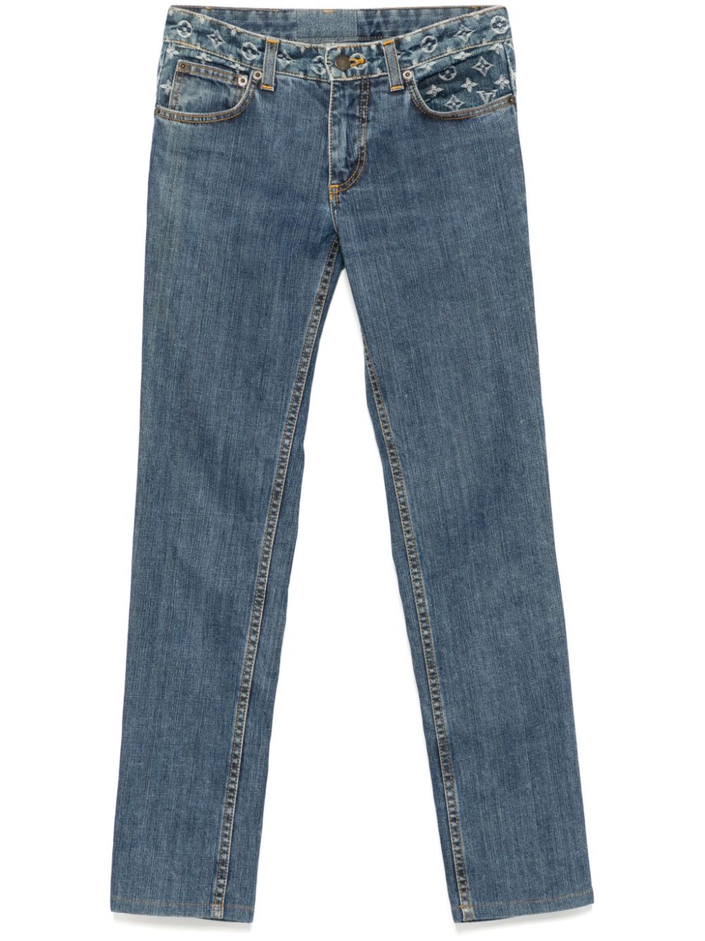 2006 monogram denim trousers