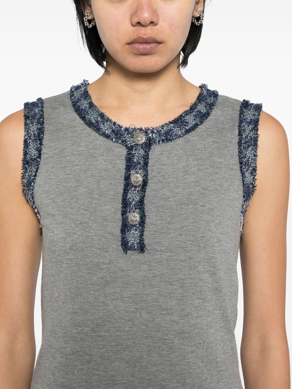 CHANEL 2010s Sleeveless Top Women