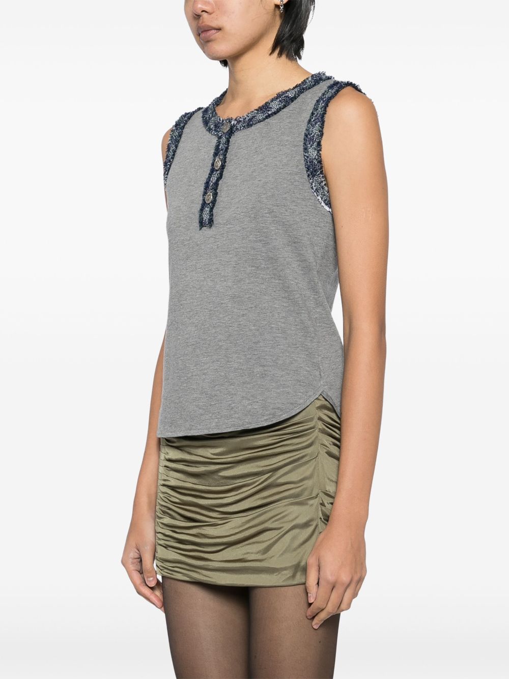 CHANEL 2010s Sleeveless Top Women