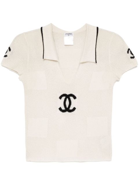 CHANEL 2001 Short Sleeve Top Women