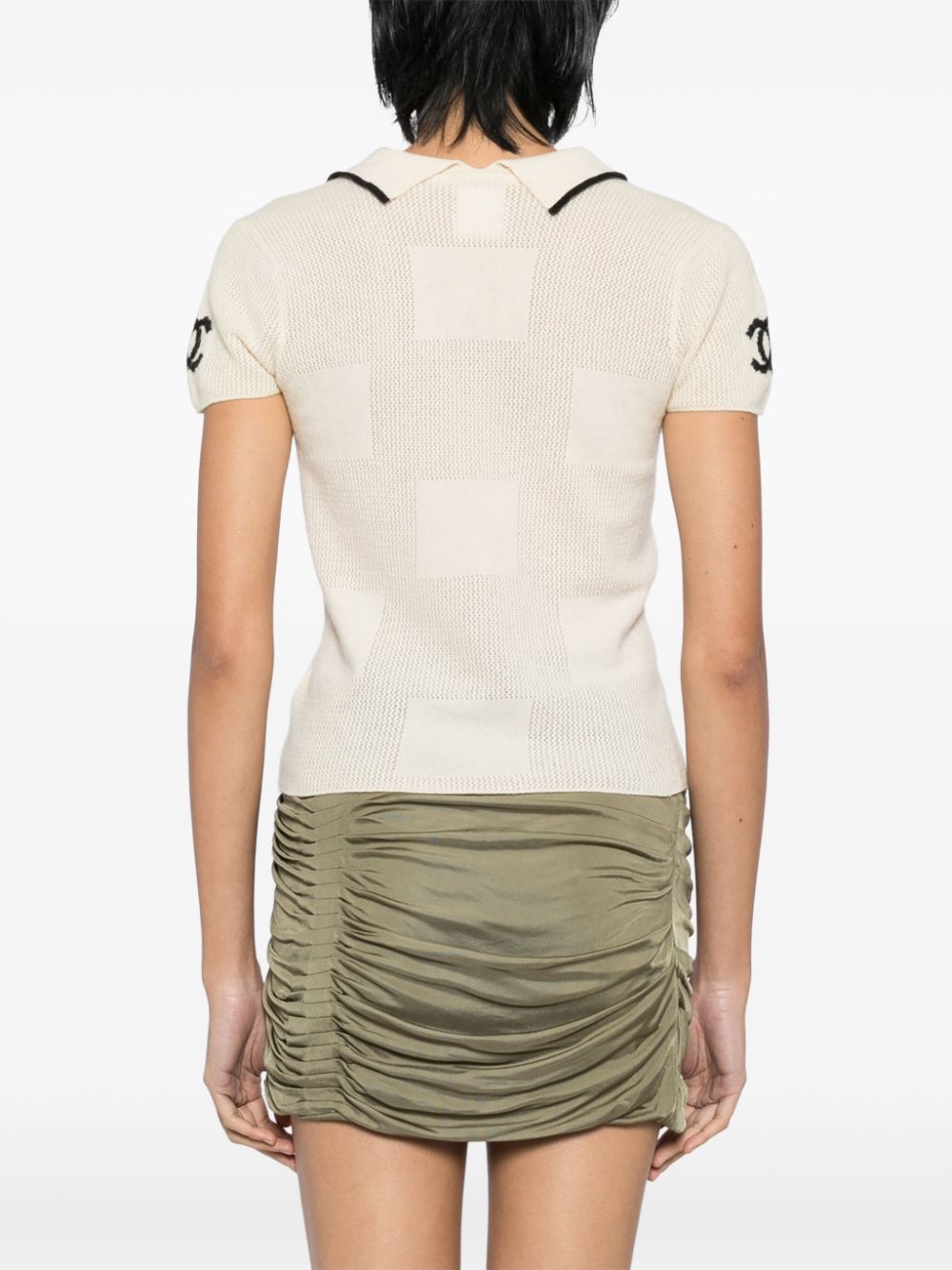 CHANEL 2001 Short Sleeve Top Women