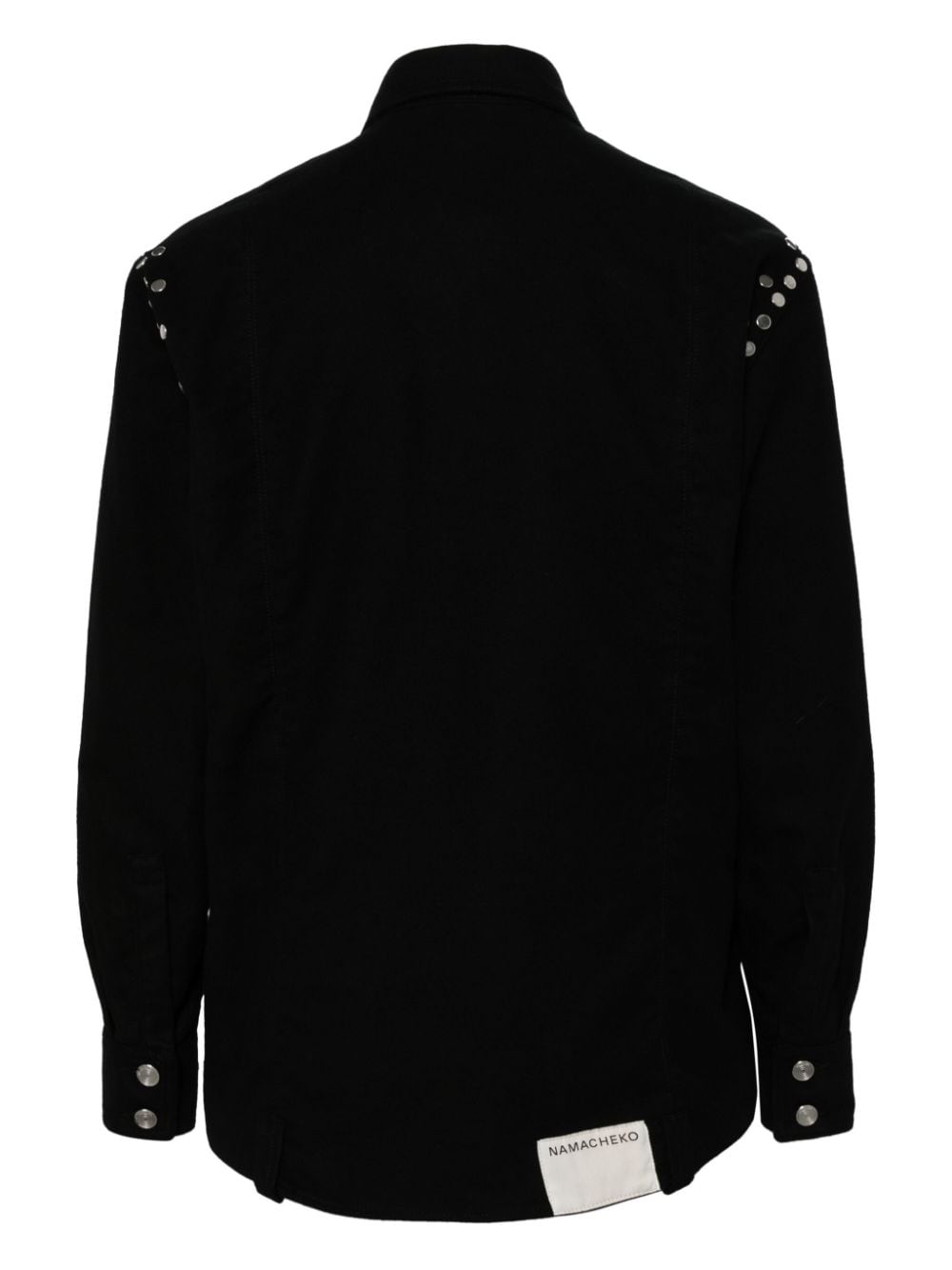 Shop Namacheko Moleskin Shirt In Black