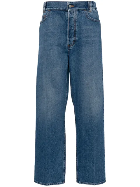 MERYLL ROGGE jeans anchos con efecto desgastado