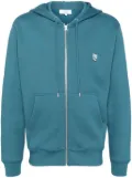 Maison Kitsuné Bold Fox head patch comfort hooded jacket - Blue