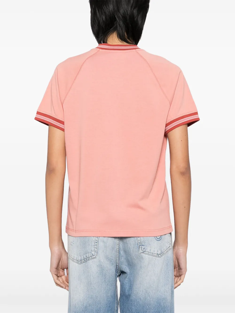 Maison Kitsuné Flash Fox T-shirt Roze