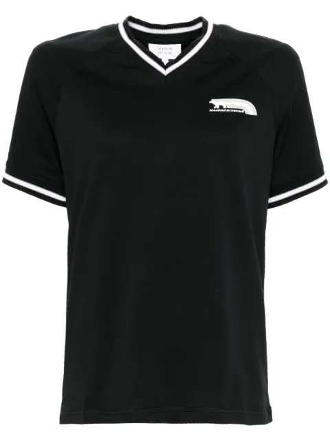 Maison Kitsuné flash fox raglan T-shirt