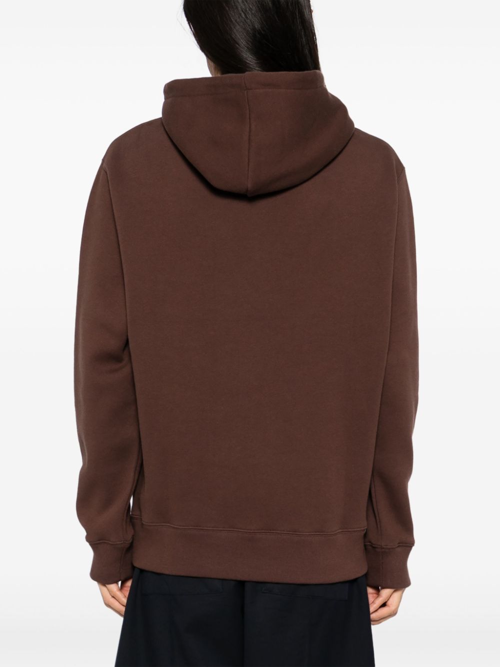 Maison Kitsune Bold Fox head patch comfort hoodie Men