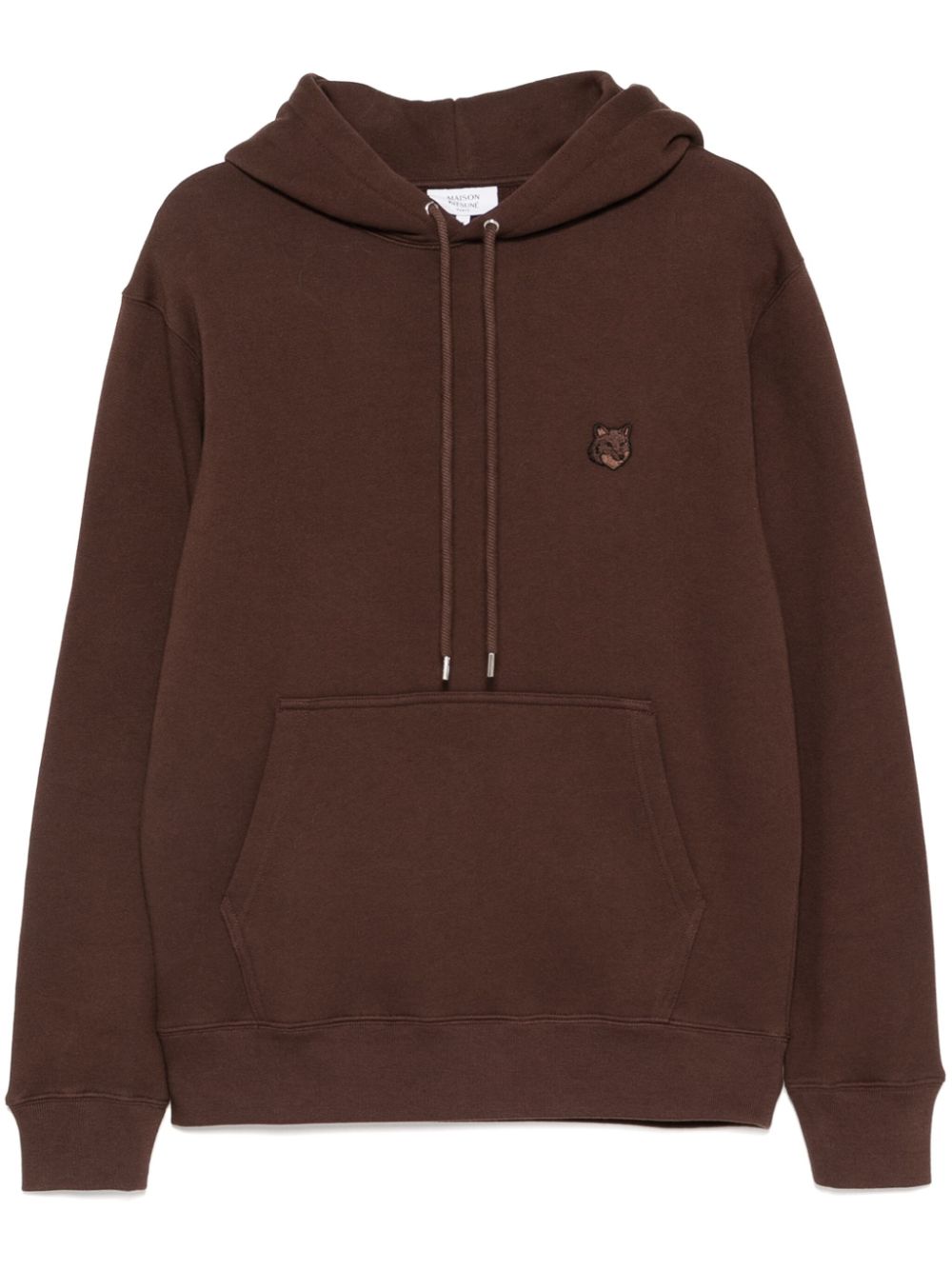 Maison Kitsune Bold Fox head patch comfort hoodie Men