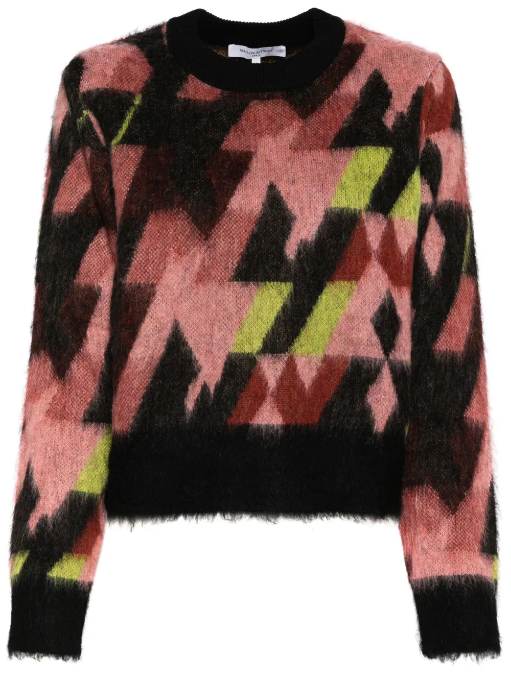 MAISON KITSUNÉ GRAPHIC JACQUARD JUMPER 