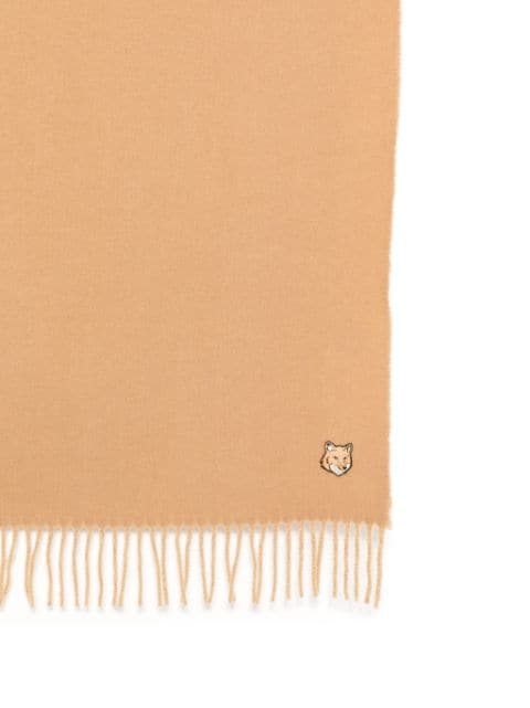 Bold Fox head patch scarf